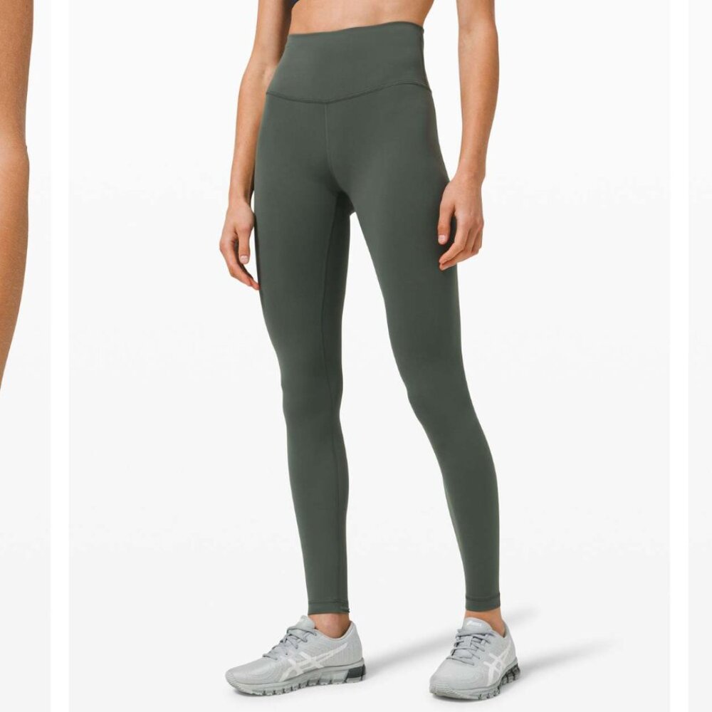 Lululemon Wunder Train High-Rise Tight 31" Smoked Spruce Size 4 TALL